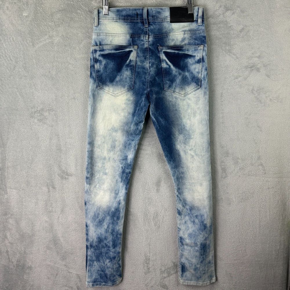 GS-115 Jeans Womens 29‎ Acid Wash Blue Stretch Denim - Picture 10 of 12